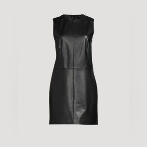 Rag & bone Desta Faux Leather Sheath Dress